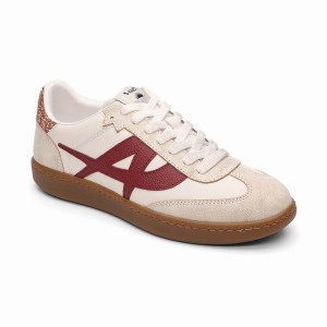 Beige Ash Sunset Vintage Glitter Women Sneakers | 528256-766