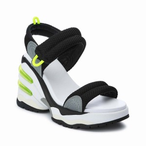 Black Ash Cosmos Platform Women Wedge Sandals | 277739-706