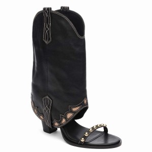 Black Ash Kentucky Almond Bootie Women Sandals | 549369-292