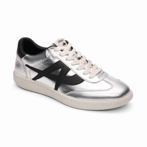 Silver Ash Sunset Vintage Metallic Women Sneakers | 641157-049