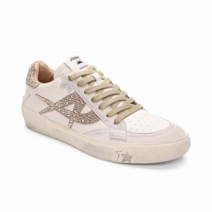 White Ash Moonlight Strass Vintage Women Sneakers | 709682-090