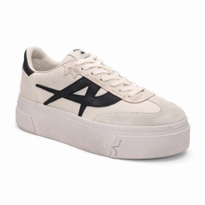 White Ash Starmoon Platform Women Sneakers | 871373-192